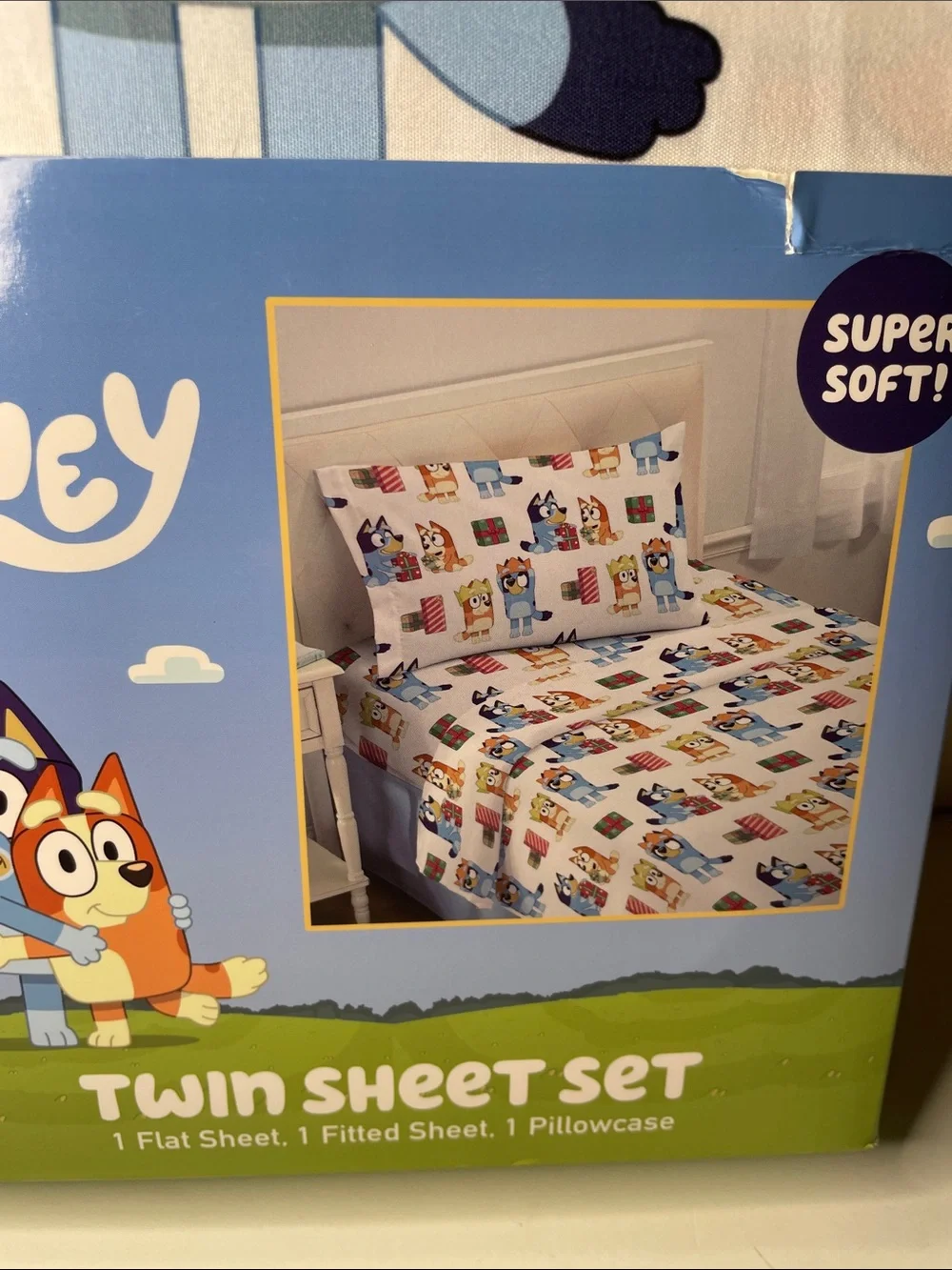 Jay Franco Bluey Twin Sheet Set NWT